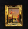 1:12 Scale Miniatures Dollhouse Framed World Painting Wall Decoration #17