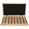 Luoyer 14 Inch Wooden Foldable Chinese Chess Xiangqi Travel Game Set with Wooden Chess Pieces Traditional Tabletop Strategy and Skill Game for Teens