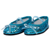 The New York Doll Collection Glitter Dress Shoes - Shimmer Shoes, Fits 18 Inch Dolls (Blue)