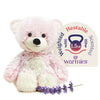 warmies Microwavable & Weighted Stuffed Animals, Pink Bear - Heated Stuffed Animal Plushie for Warmth & Comfort - Cute Soft Plush Toys for Adults