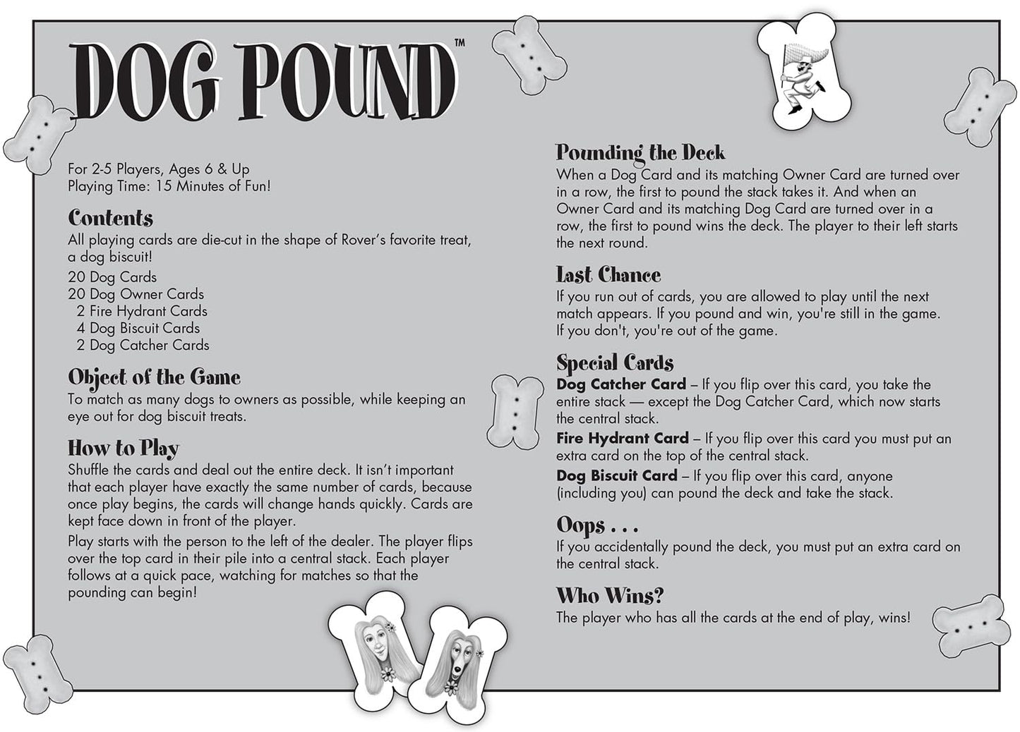 Dog Pound Card Game