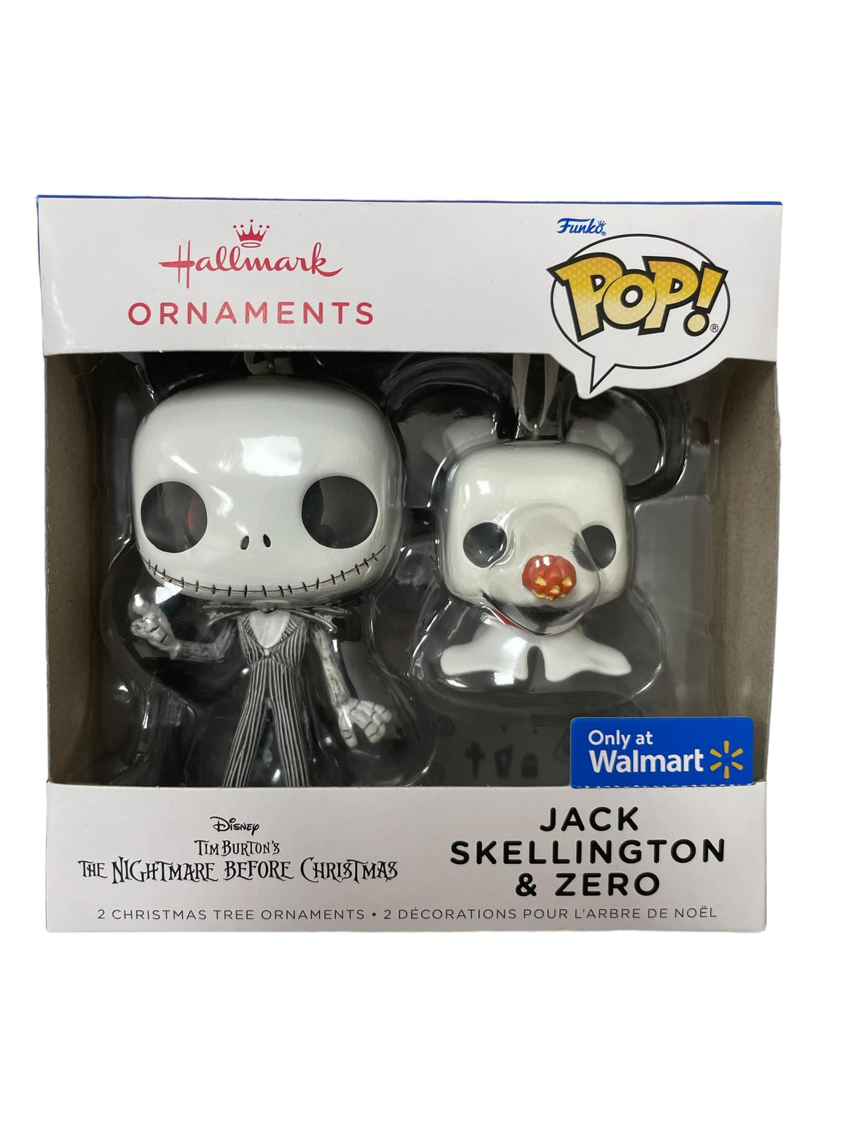 Jack Skellington & Zero Funko POP! Resin Christmas Ornament - Exclusive