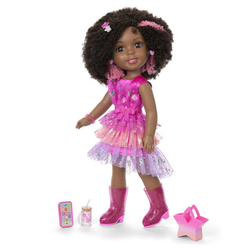 American Girl, AG Sisters Glitz & Glam Fashion Set, Doll Clothes, for 14.5-inch Dolls, 7 pcs, for Ages 4+ (Amazon Exclusive)