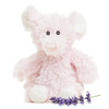warmies Junior Microwavable & Weighted Stuffed Animals, Pink Elephant - Heatable Stuffed Animal - Cooling Baby Plush Toys - Weighted Plush for Adults