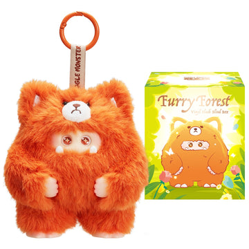 OHKU Giggle Monster Furry Forest Series Vinyl Plush Blind Box Random Design Action Figures Collectible Toys Home Decorations Holiday Birthday Gifts