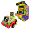 Teenage Mutant Ninja Turtles Arcade Cruisers Raphael Edition, 2-in-1 Arcade Cabinet to Transforming Vehicle with Lights & Sounds and Dual-Screen