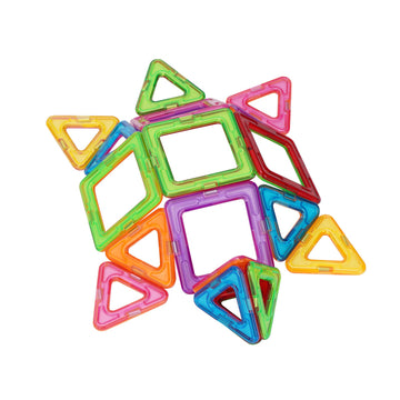 OFHW Magnetic Blocks Tough Building Tiles STEM Toys for 3+ Year Old Boys and Girls Learning by Playing Games for Toddlers Kids Toys Compatible
