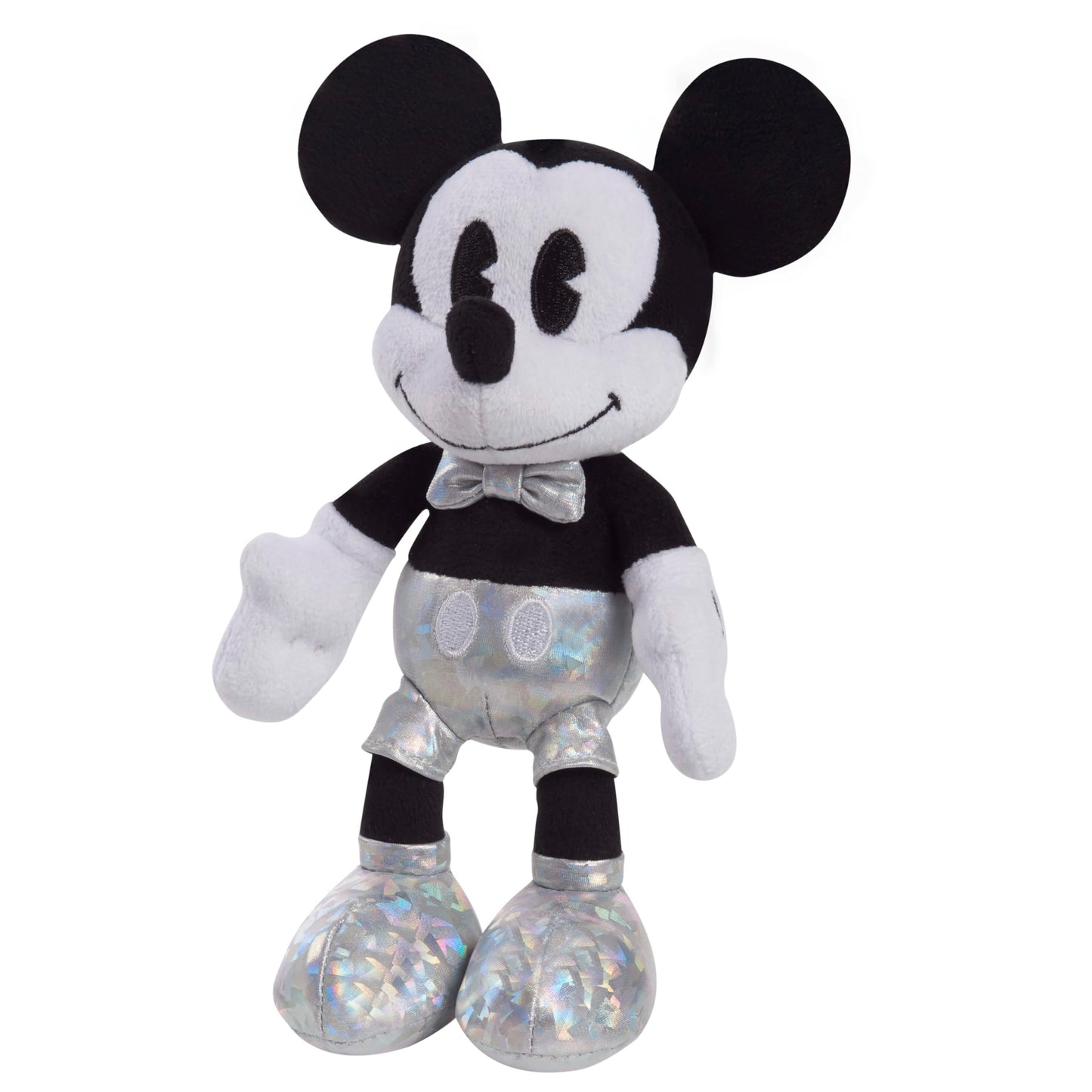 Disney100 Years of Wonder Mickey Mouse Small Plush Stuffed Animal, Kids Toys for Ages 2 Up by Just Play