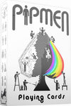 Unique Playing Cards, White Deck of Cards, Cool Pipmen Cards with Free Card Game eBook, Premium Poker Cards, Unique Kids Playing Cards for Children