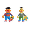 Sesame Street Friends Bert and Ernie 8-inch 2-piece Sustainable Plush Stuffed Animals Set, Kids Toys for Ages 18 Month by Just Play
