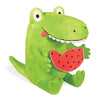 YOTTOY Contemporary Collection | Kroc and Watermelon Soft Stuffed Animal Plush Toy Pair - 8” & 4”