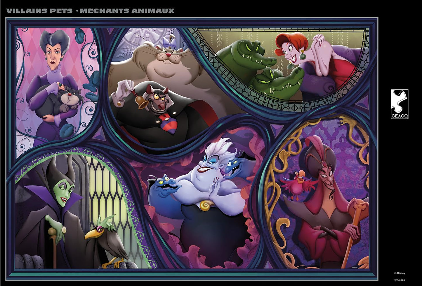 Buffalo Games - Disney - Disney: Villains Pets - 500 Piece Jigsaw Puzzle for Adults -Challenging Puzzle Perfect for Game Nights - Finished Size is