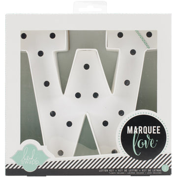 American Crafts 369102 Letter Kit, W