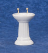 1:12 Scale White Porcelain Sink #D6405s
