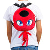 P.M.I. Miraculous Ladybug Plush School Backpack| One of Two 12-Inch-Tall Collectibles | Miraculous Ladybug Toys and Playable Plush Backpacks | Tikki|