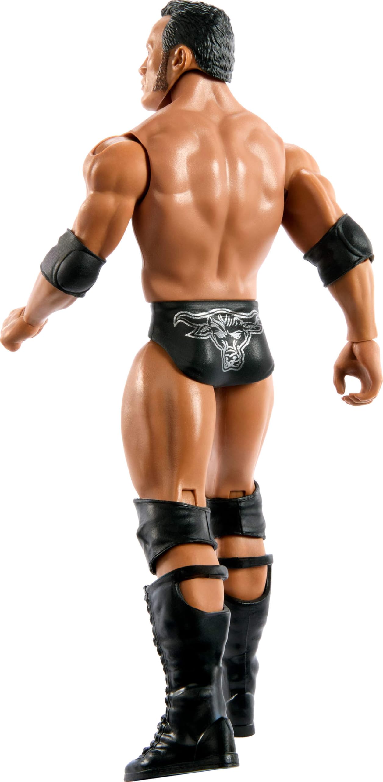Mattel WWE Action Figure, 6-inch Collectible The Rock with 10 Articulation Points & Life-Like Look