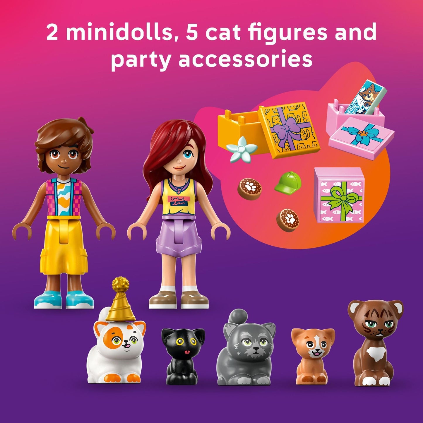 LEGO Friends Tree House Building Toy - Pretend Play Building Blocks with Cat Toys & 2 Minidolls, Creative Storytelling Toy for Girls and Boys Ages 9+