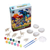 Fun Express DIY Glow in The Dark Dinosaur Sculpture and Rock Painting Kit for Kids, All in One Kids Craft Kit, Birthday and Everday Gifts, Great