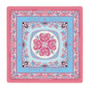 33" Aesthetic Mahjong Mat with Rules for Table (Rolled, Blue Peony)