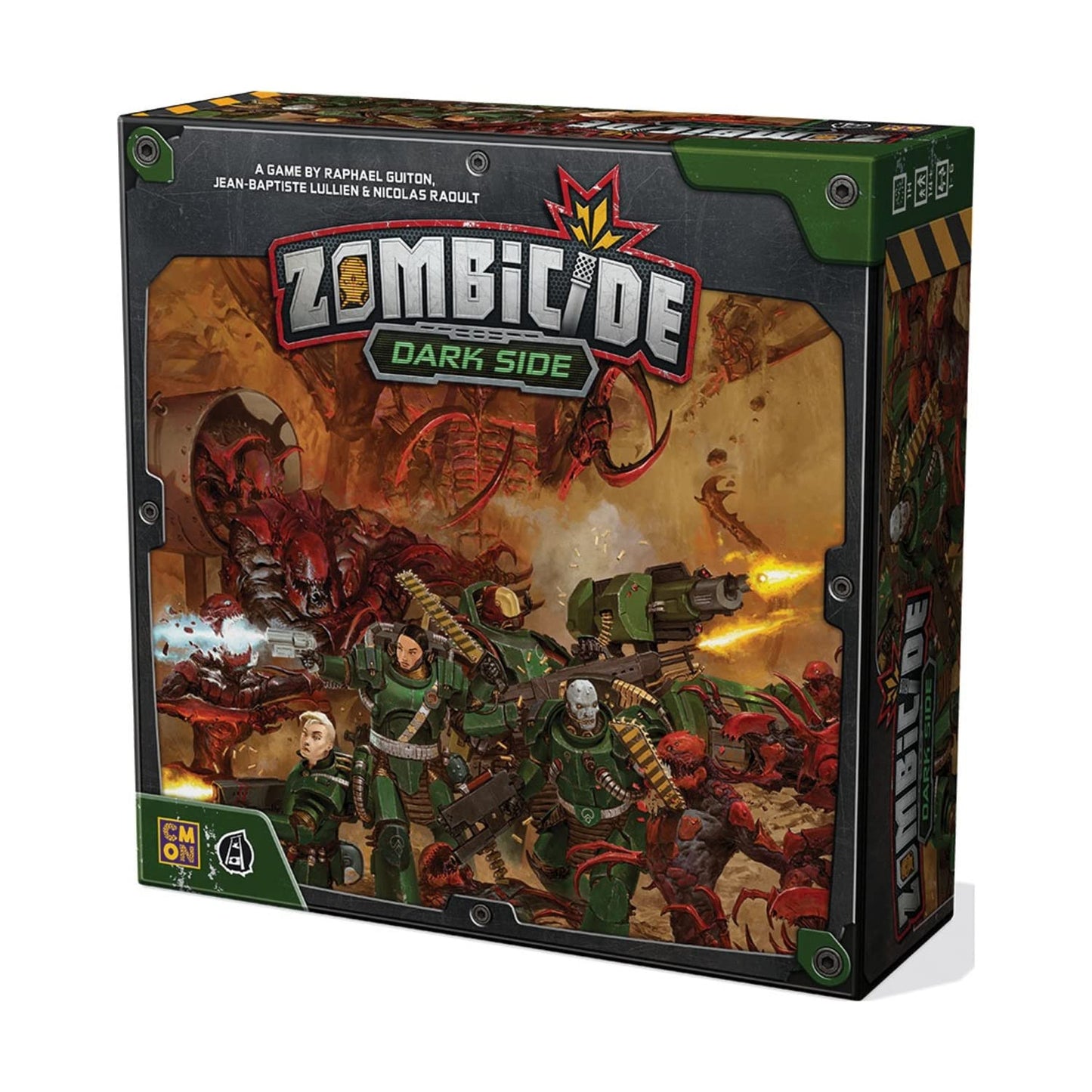 Zombicide Invader Dark Side Expansion - Uncover The Deadly Secrets of PK-L7 with Green Squad! Cooperative Strategy Game with Tabletop Miniatures, Ages
