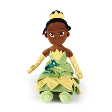 Jay Franco Kids Plush Pillow Buddy - 22 Inches Ultra-Soft Stuffed Plushie & Cozy Pillow, Official Licensed Product, Green - Princess Tiana