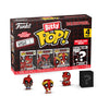 Funko Bitty POP! Deadpool - Dinopool , 4-Pack and A Surprise Mystery Mini Figure - 0.9 Inch (2.2 Cm) Collectable - Stackable Display Shelf Included