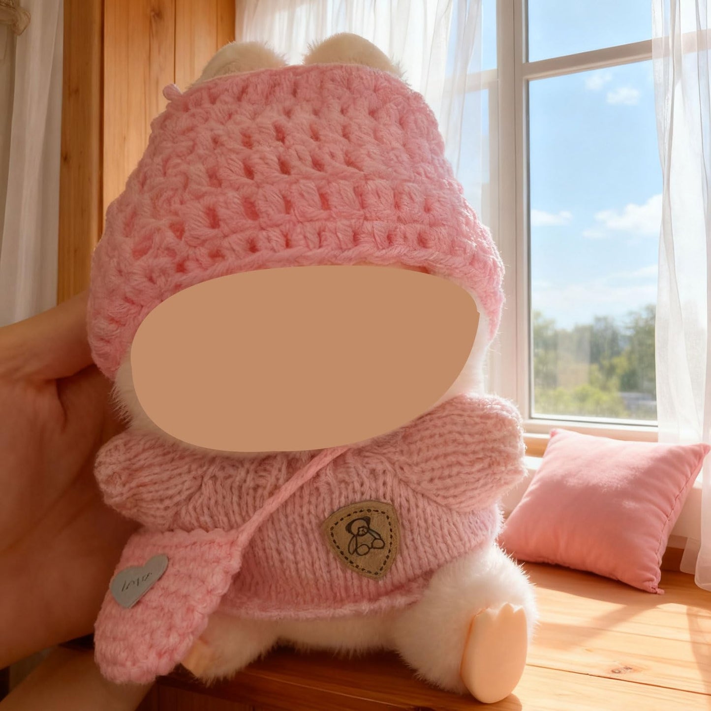 Dolls Clothes and Accessories Suitable for 5.91-6.7inch (15-17cm) Dolls,Dress up Your Doll with Cute and Fashionable Outfits (Pink)