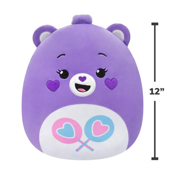 Squishmallows Original Care Bears 12in Share Bear - Official Jazwares Plush (Medium-Sized)