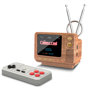 Mini TV Retro Handheld Game Console -JALECO Licensed Classic Games, Portable Gaming Toy with TF Card to Expand 80s 90s Games, Support Two Players &