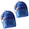 2Pcs Blue Mini Doll Backpack Bag Model Accessory for 1/6 Scale Décor,Simulation Mini School Bag Model,Accessories