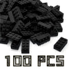 Classic Building Brick 2x4 100 Pieces, Compatible with LEGO 3001 Bulk Block Set, Creative Building Toy DIY, Suitable for Boys Girls and Teenagers Aged