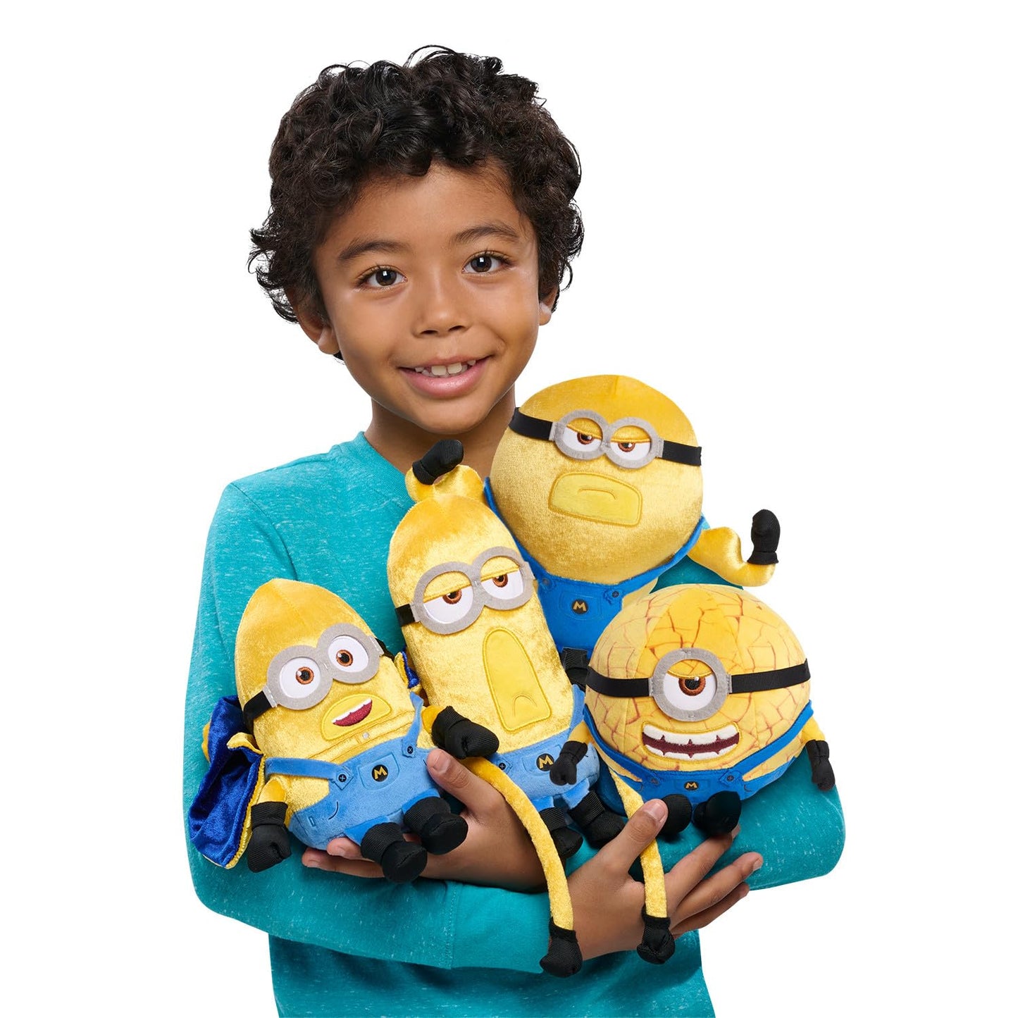 Illumination Minions Despicable Me 4 Squooshy Plush Mega Tim, Kids Toys for Ages 3 Up by Just Play
