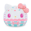 TeeTurtle Reversible Sanrio Hello Kitty 4-Inch Cupcake Two-Sided Flip Plush Toy with Embroidered Details - Cute Mini Collectible Plush for Kids