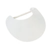 Fun Express White Foam Visors Bulk 48 Pack - DIY Craft Visors for Kids with Adjustable Coil Bands | Plain Blank Sun Visors for Decorating, Summer Camp