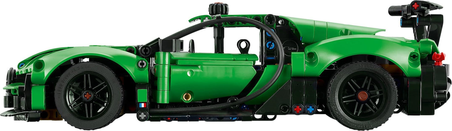 LEGO Technic Green Bugatti Chiron Pur Sport Hypercar Set #42241 - 771 Pieces, Working W16 Engine, Steering Control, Opening Doors & Hood | Ages 9+ |