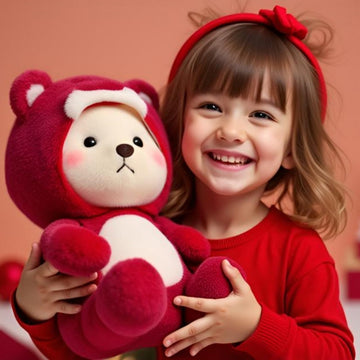 Ryttir Large Teddy Bear Plush - 15.7"Extra Soft Bear Stuffed Animal Hugging Pillow with Rotund Belly,Safety Nursery Decor & Sensory Comfort,Cuddle