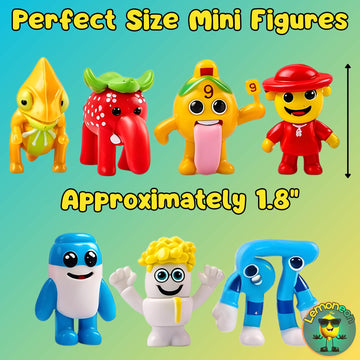 Lemoneon Action Mini Figures Toys 24 Pcs - Collection for Video Game Fans