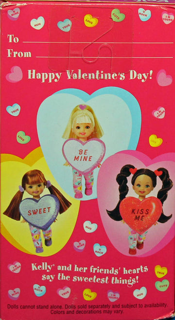 Mattel Valentines Kelly Barbie Doll Lil' Heart Redhead Jenny Sweet