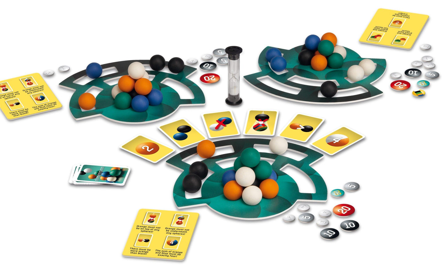 Dimension - A 3D Fast-Paced Puzzle Game from Kosmos | Up to 4 Players, for Fans of Strategy, Quick-Thinking & Logic | Parents' Choice Silver Honor
