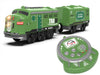 Train Toy Remote Control Locomotive, Motorized Train Set for Wooden Track, Electric Trains with Sound & Lighting Effects Compatible with Thomas, Brio