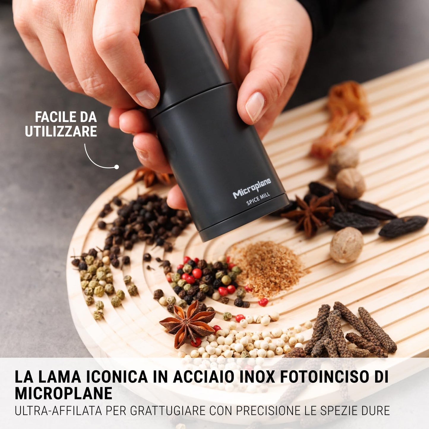 Microplane Spicemill Dark Grey