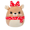Squishmallows Clarice from Rudolph The Red Nosed Reindeer, 6.5 Inch Plush