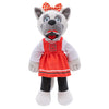 Plushible 14" North Carolina State University Ms. Wuf Mascot Plush Figure Toy - College Football Plush Doll, Soft Stuffed Toy for Kids & Adults