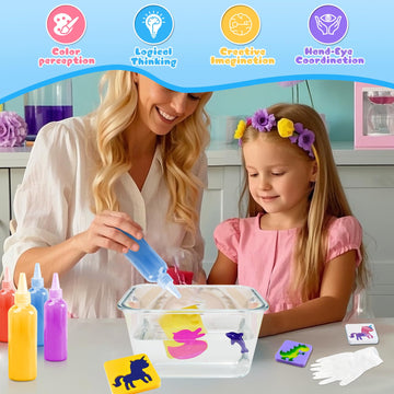 Funewest Magic Water Elf Toy Kit, Aqua Fairy Water Gel Kit for Kids