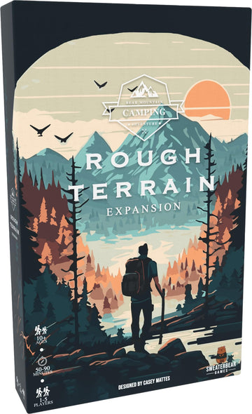 Rough Terrain Expansion | Designed to be Added to Bear Mountain Camping Adventure Base Game | Easy to Learn | Ages 10+ | Expands The Game to 1-5