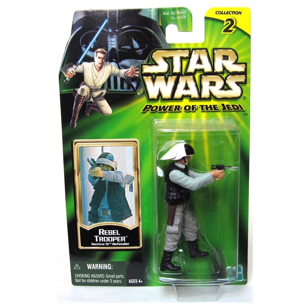 Star Wars, Power of the Jedi, Rebel Trooper (Tantive IV Defender) Action Figure, 3.75 Inches