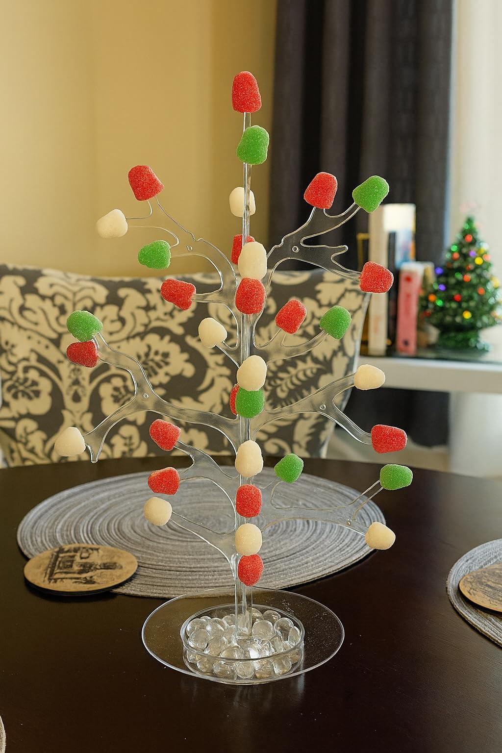 Stunning Clear Plastic Money Tree Centerpiece - 12" (1 Count) - Perfect for Celebrations, Fundraisers & Gifts