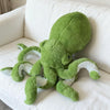 AIRROAD Giant Stuffed Animal Octopus (Green) 36 Inches Long,Super Soft Touch, Release The Pressure of Work and Life, for Kids and Adults.
