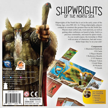 Renegade Game Studios Shipwrights of the North Sea, Viking Strategy Board Game, 2-5 Players