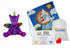 Stuffems Toy Shop Make Your Own Stuffed Animal Cuddly Soft Cuddly Luna the Purple Winged Unicorn Kit 16"- No Sew - Kit with Cute Backpack!